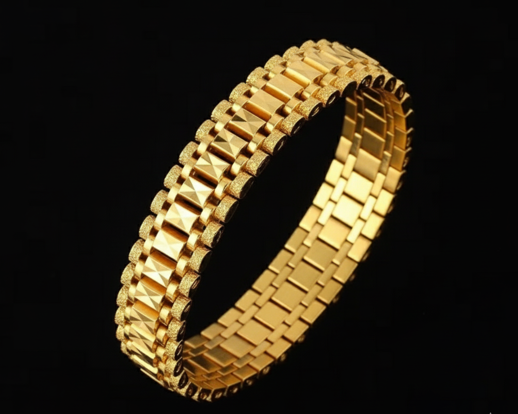 Gold & Silver Plated Bracelet Combo