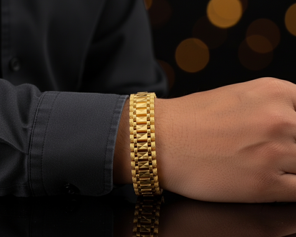 Gold & Silver Plated Bracelet Combo