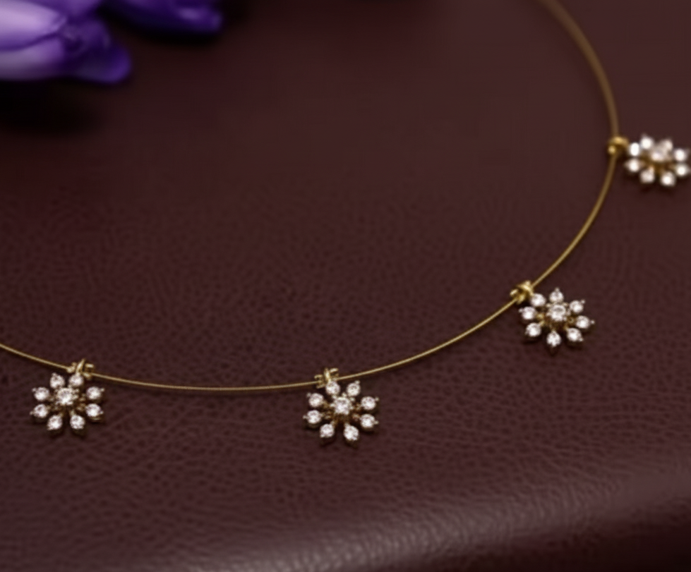 Lightweight Lakshmi Pendant Necklace – Elegant Daily Wear Jewelry for Women