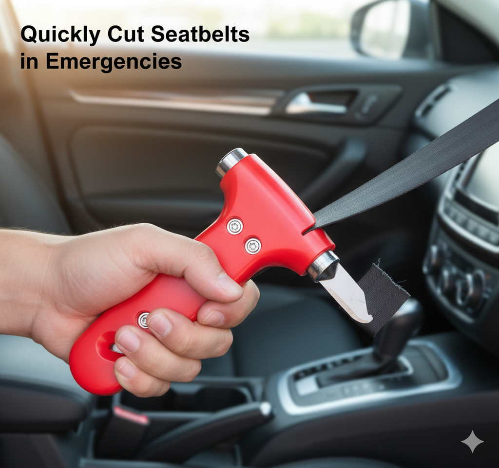 SYGA Rescue Tool  Emergency Glass Hammer and Seatbelt Cutter for Vehicle Escape