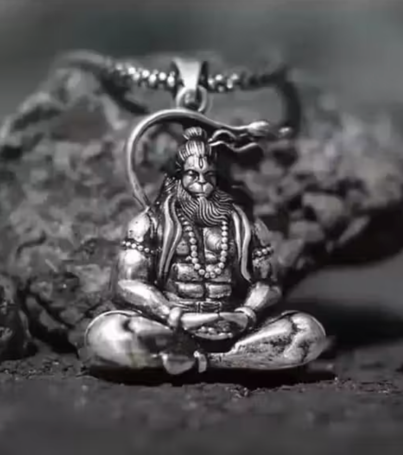 Powerful Hanuman Pendant Necklace for Men and Women